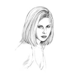 Dibujo para colorear: Buffy the vampire slayer (Programas de televisión) #152925 - Dibujos para colorear