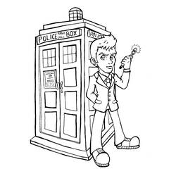 Dibujo para colorear: Doctor Who (Programas de televisión) #153126 - Dibujos para colorear