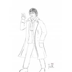Dibujo para colorear: Sherlock (Programas de televisión) #153447 - Dibujos para colorear