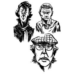 Dibujo para colorear: Sherlock (Programas de televisión) #153521 - Dibujos para colorear