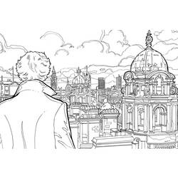 Dibujo para colorear: Sherlock (Programas de televisión) #153547 - Dibujos para colorear
