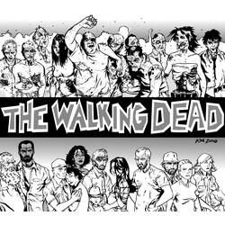 Dibujo para colorear: The Walking Dead (Programas de televisión) #151966 - Dibujos para colorear