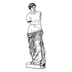 Dibujo para colorear: Afrodita (Religión y Mitología) #189922 - Dibujos para Colorear e Imprimir Gratis