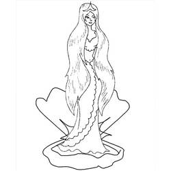 Dibujo para colorear: Afrodita (Religión y Mitología) #189925 - Dibujos para Colorear e Imprimir Gratis