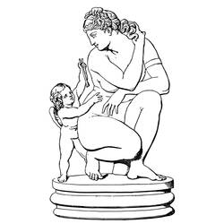 Dibujo para colorear: Afrodita (Religión y Mitología) #189926 - Dibujos para Colorear e Imprimir Gratis