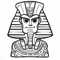 Dibujo para colorear: Faraón (Religión y Mitología) #192970 - Dibujos para Colorear e Imprimir Gratis