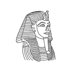 Dibujo para colorear: Faraón (Religión y Mitología) #192972 - Dibujos para Colorear e Imprimir Gratis