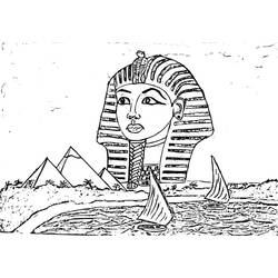 Dibujo para colorear: Faraón (Religión y Mitología) #192973 - Dibujos para Colorear e Imprimir Gratis