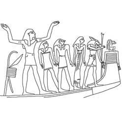 Dibujo para colorear: Faraón (Religión y Mitología) #192975 - Dibujos para Colorear e Imprimir Gratis