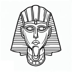 Dibujo para colorear: Faraón (Religión y Mitología) #192976 - Dibujos para Colorear e Imprimir Gratis