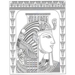 Dibujo para colorear: Faraón (Religión y Mitología) #192977 - Dibujos para Colorear e Imprimir Gratis