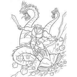 Dibujo para colorear: Hércules (Religión y Mitología) #84200 - Dibujos para Colorear e Imprimir Gratis