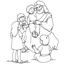 Dibujo para colorear: Jesús (Religión y Mitología) #98889 - Dibujos para Colorear e Imprimir Gratis