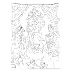 Dibujo Jesús (Religión y Mitología) #99000 para imprimir y colorear