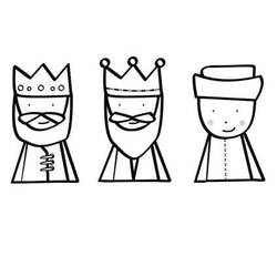Dibujo para colorear: Los Reyes Magos (Religión y Mitología) #217805 - Dibujos para Colorear e Imprimir Gratis