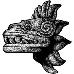 Dibujo para colorear: Mitología Azteca (Religión y Mitología) #111540 - Dibujos para Colorear e Imprimir Gratis