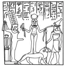 Dibujo Mitología Egipcia (Religión y Mitología) #111232 para imprimir y colorear