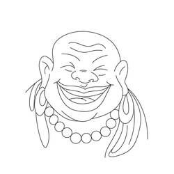 Dibujo para colorear: Mitología Hindú: Buda (Religión y Mitología) #89528 - Dibujos para Colorear e Imprimir Gratis