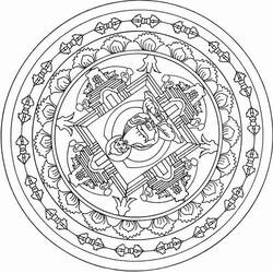 Dibujo para colorear: Mitología Hindú: Buda (Religión y Mitología) #89567 - Dibujos para Colorear e Imprimir Gratis
