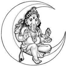 Dibujo para colorear: Mitología Hindú: Ganesh (Religión y Mitología) #96857 - Dibujos para Colorear e Imprimir Gratis