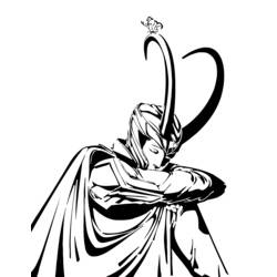 Dibujos para colorear: Mitología Nórdica - Dibujos para Colorear e Imprimir Gratis