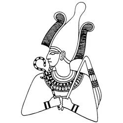 Dibujo para colorear: Osiris (Religión y Mitología) #191003 - Dibujos para Colorear e Imprimir Gratis