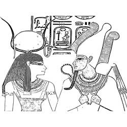 Dibujo para colorear: Osiris (Religión y Mitología) #191006 - Dibujos para Colorear e Imprimir Gratis