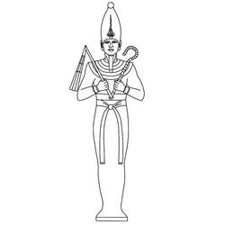 Dibujo para colorear: Osiris (Religión y Mitología) #191009 - Dibujos para Colorear e Imprimir Gratis