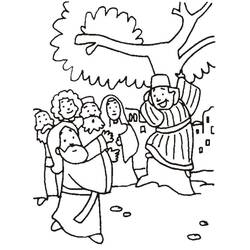 Dibujo para colorear: Zaqueo (Religión y Mitología) #190486 - Dibujos para Colorear e Imprimir Gratis