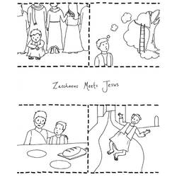 Dibujo para colorear: Zaqueo (Religión y Mitología) #190489 - Dibujos para Colorear e Imprimir Gratis