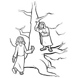 Dibujo para colorear: Zaqueo (Religión y Mitología) #190492 - Dibujos para Colorear e Imprimir Gratis