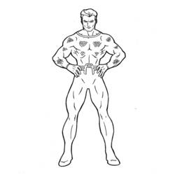 Dibujo para colorear: Aquaman (Superhéroes y Supervillanos) #84979 - Dibujos para Colorear e Imprimir Gratis