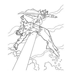 Dibujo para colorear: Aquaman (Superhéroes y Supervillanos) #85001 - Dibujos para Colorear e Imprimir Gratis