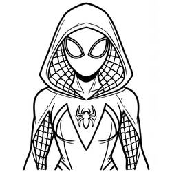 Dibujo para colorear: Araña Fantasma (Superhéroes y Supervillanos) #217893 - Dibujos para Colorear e Imprimir Gratis