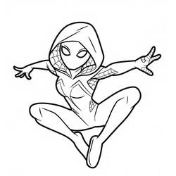 Dibujo para colorear: Araña Fantasma (Superhéroes y Supervillanos) #217899 - Dibujos para Colorear e Imprimir Gratis