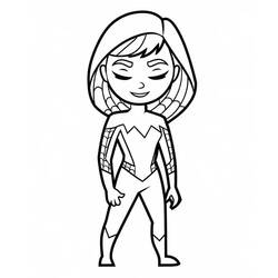 Dibujo para colorear: Araña Fantasma (Superhéroes y Supervillanos) #217900 - Dibujos para Colorear e Imprimir Gratis