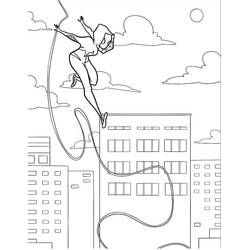 Dibujo para colorear: Araña Fantasma (Superhéroes y Supervillanos) #217901 - Dibujos para Colorear e Imprimir Gratis