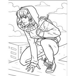 Dibujo para colorear: Araña Fantasma (Superhéroes y Supervillanos) #217902 - Dibujos para Colorear e Imprimir Gratis