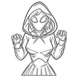 Dibujo para colorear: Araña Fantasma (Superhéroes y Supervillanos) #217903 - Dibujos para Colorear e Imprimir Gratis
