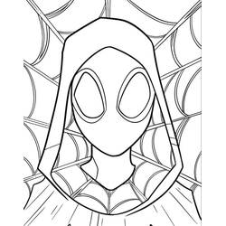 Dibujo para colorear: Araña Fantasma (Superhéroes y Supervillanos) #217904 - Dibujos para Colorear e Imprimir Gratis