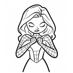 Dibujo para colorear: Araña Fantasma (Superhéroes y Supervillanos) #217912 - Dibujos para Colorear e Imprimir Gratis