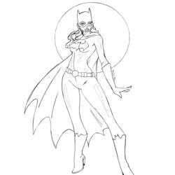 Dibujos para colorear: Batichica - Dibujos para Colorear e Imprimir Gratis