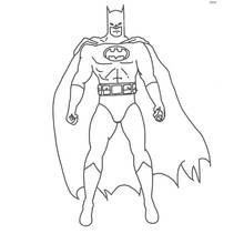 Dibujos para colorear: Batman - Dibujos para Colorear e Imprimir Gratis