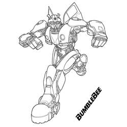 Dibujo para colorear: Bumblebee (Superhéroes y Supervillanos) #185145 - Dibujos para Colorear e Imprimir Gratis