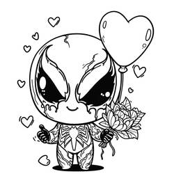 Dibujo para colorear: Carnage (Superhéroes y Supervillanos) #209386 - Dibujos para Colorear e Imprimir Gratis