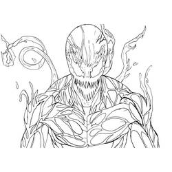 Dibujo para colorear: Carnage (Superhéroes y Supervillanos) #209396 - Dibujos para Colorear e Imprimir Gratis