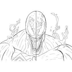 Dibujo para colorear: Carnage (Superhéroes y Supervillanos) #209399 - Dibujos para Colorear e Imprimir Gratis