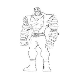 Dibujo para colorear: Colossus (Superhéroes y Supervillanos) #82907 - Dibujos para Colorear e Imprimir Gratis