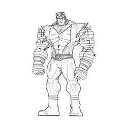 Dibujo para colorear: Colossus (Superhéroes y Supervillanos) #82913 - Dibujos para Colorear e Imprimir Gratis