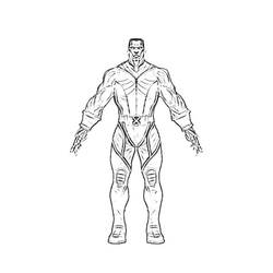 Dibujo para colorear: Colossus (Superhéroes y Supervillanos) #82914 - Dibujos para Colorear e Imprimir Gratis